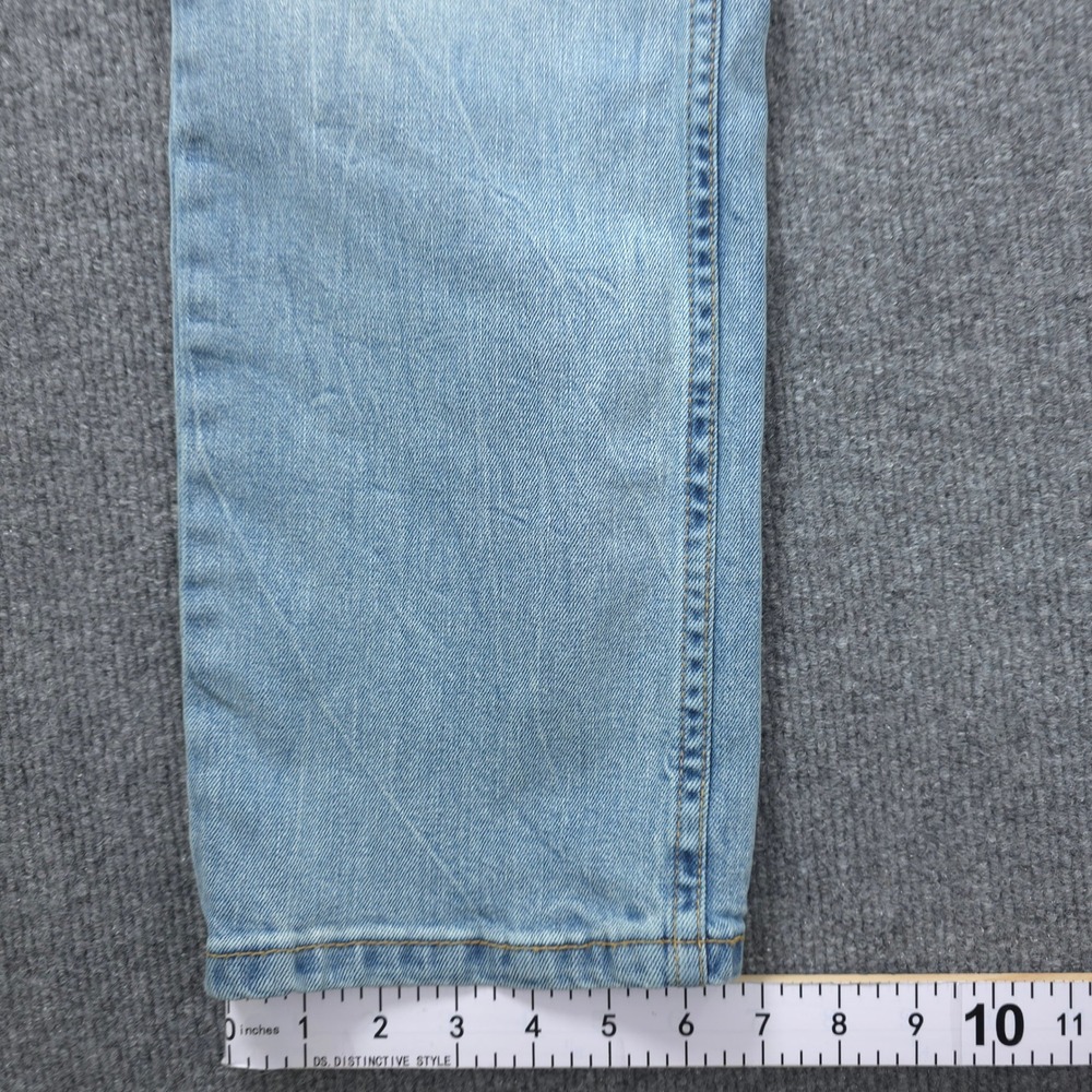 Levis 511 Jeans Mens 36x32 Blue Slim Tapered Medium Wash Stretch Comfort Faded - Picture 11 of 12